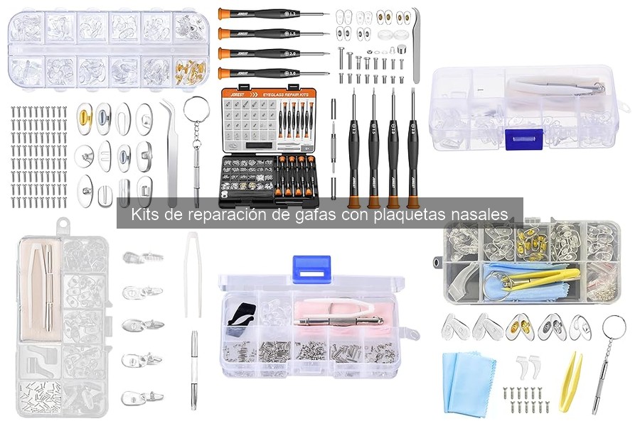 Cómo usar un kit de reparación de gafas con plaquetas nasales