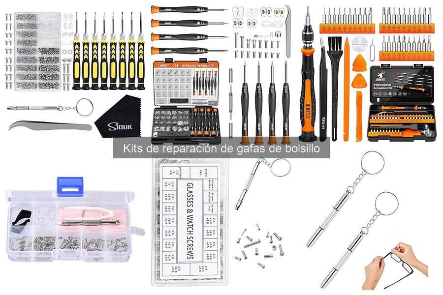 Cómo usar un kit de reparación de gafas de bolsillo