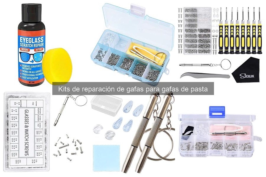 Cómo Usar un Kit de Reparación de Gafas de Pasta