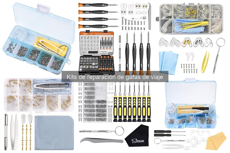 Cómo usar un kit de reparación de gafas de viaje eficazmente