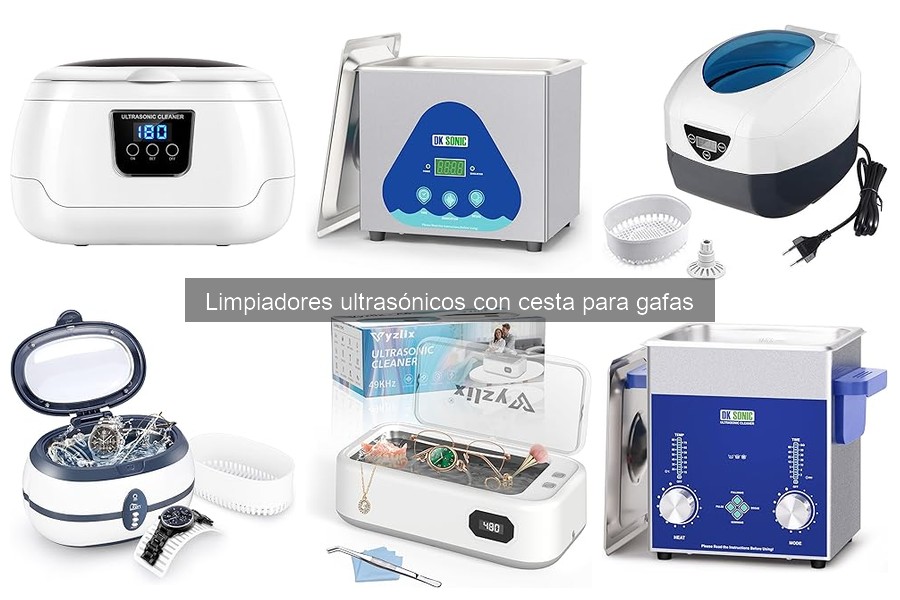 ** Cómo usar un limpiador ultrasónico para gafas eficazmente