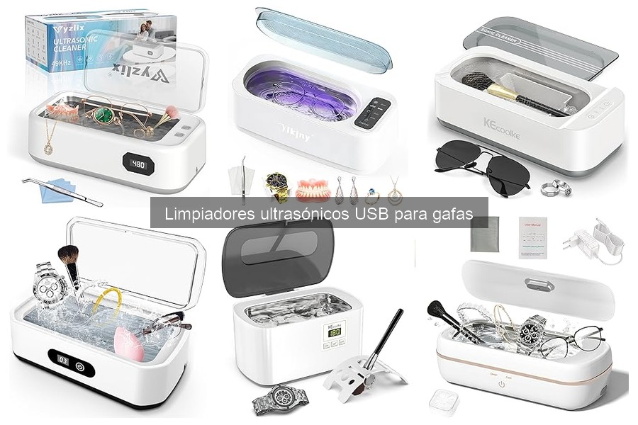 Cómo usar un limpiador ultrasónico USB para gafas fácilmente