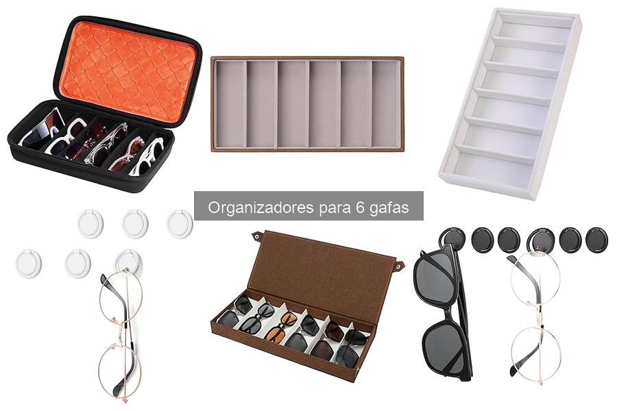 Cómo usar un organizador para gafas correctamente