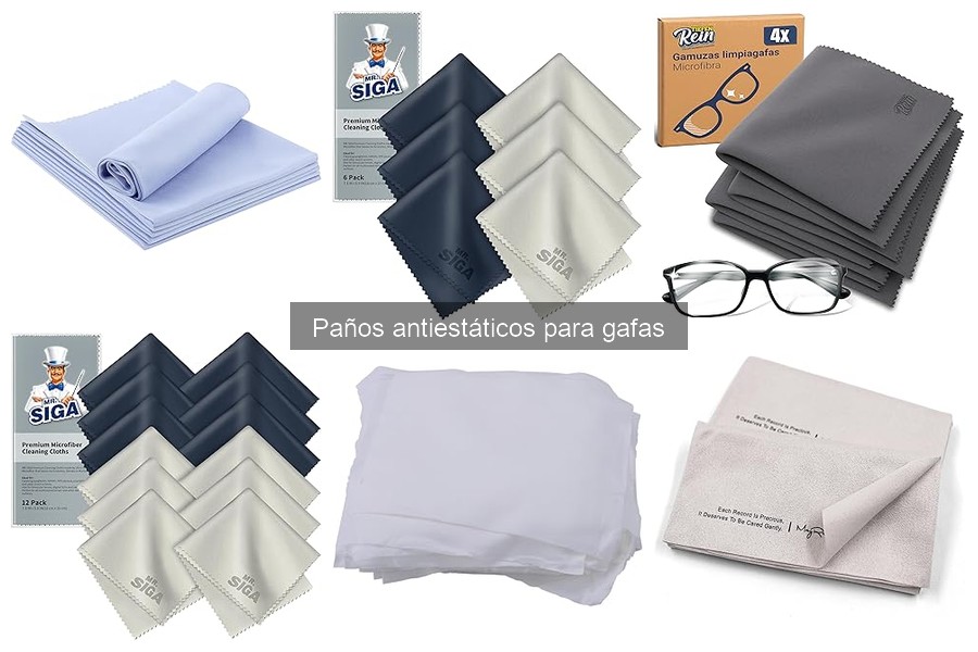 ** Cómo usar un paño antiestático para gafas correctamente