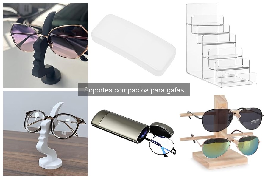 Cómo usar un soporte compacto para gafas correctamente