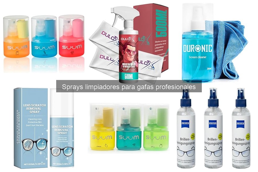 Cómo usar un spray limpiador para gafas correctamente