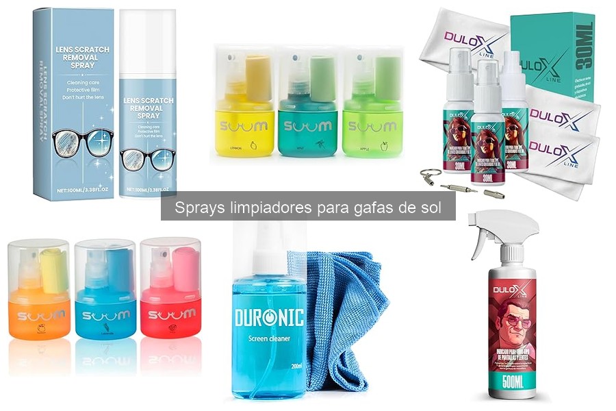 Cómo usar un spray limpiador para gafas de sol correctamente