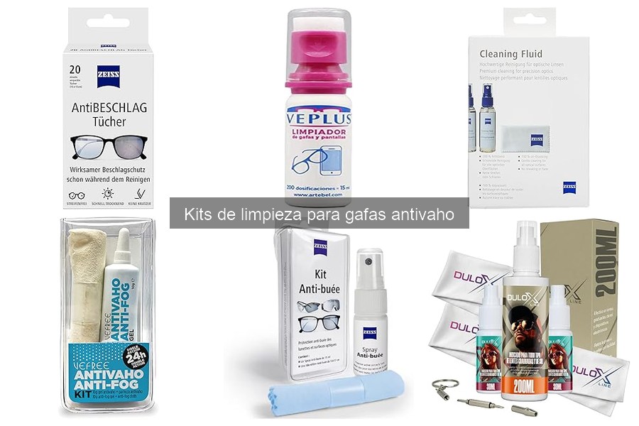 Cómo utilizar correctamente un kit de limpieza para gafas antivaho