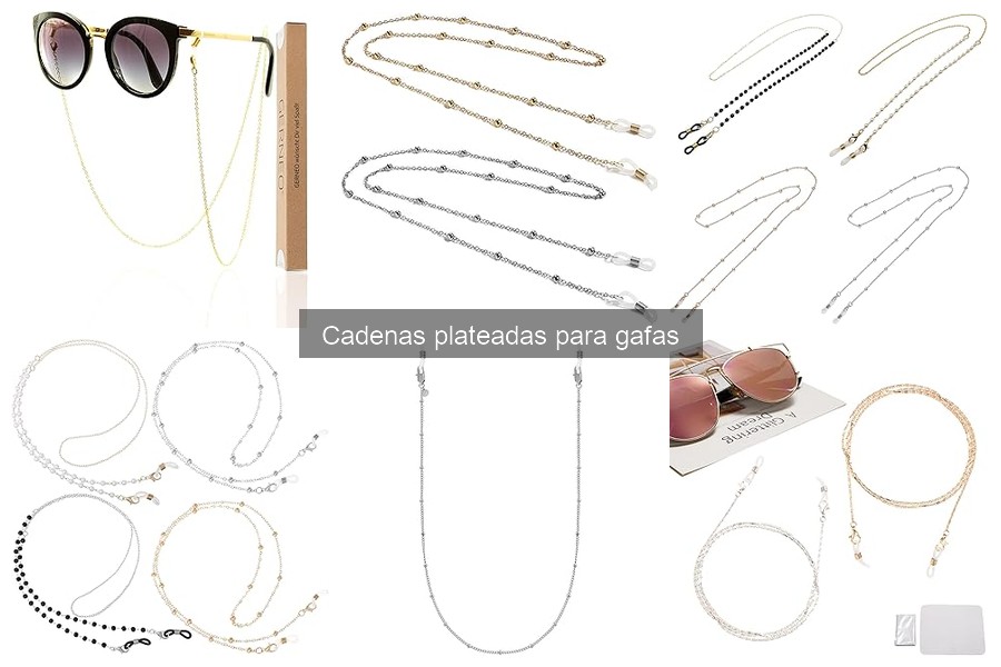 Comparativa: Cadenas Plateadas vs. Otros Materiales para Gafas
