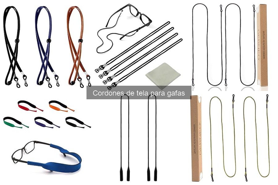 Comparativa: Cordones de tela vs. otros materiales para gafas