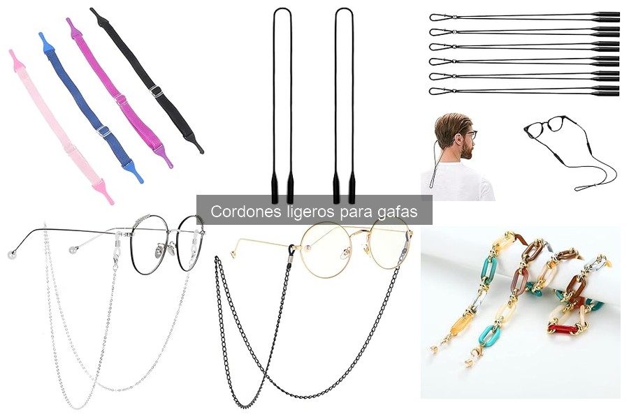 Comparativa: Cordones Ligeros vs Tradicionales para Gafas