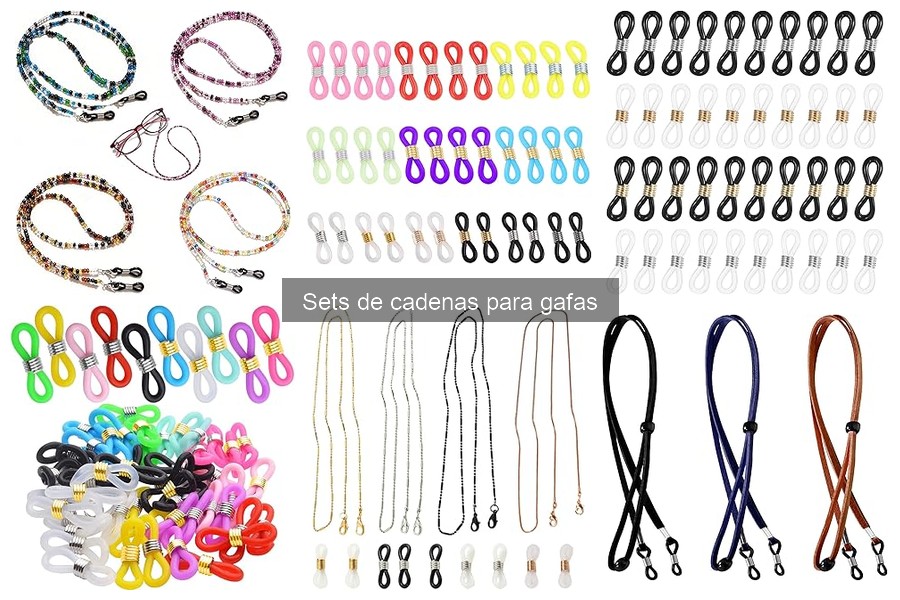 Comparativa de cadenas para gafas: metal, plástico y tela