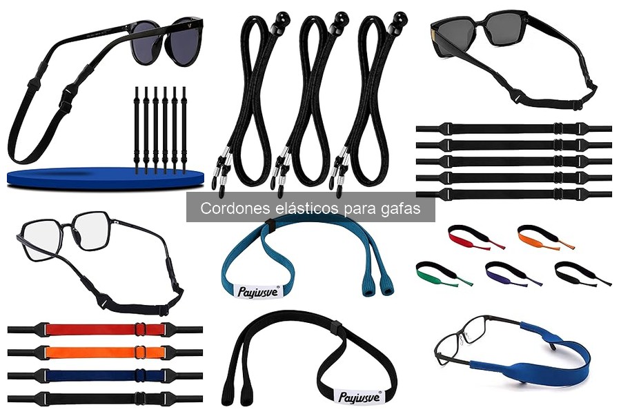 Comparativa de cordones elásticos para gafas: marcas destacadas