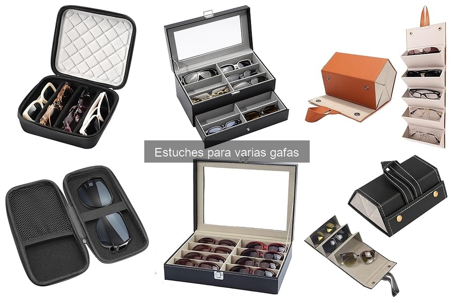 Comparativa de estuches para varias gafas: Mejores marcas 2023