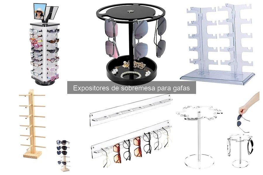 Comparativa de Expositores de Sobremesa para Gafas