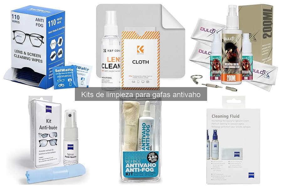 Comparativa de Kits de Limpieza para Gafas Antivaho