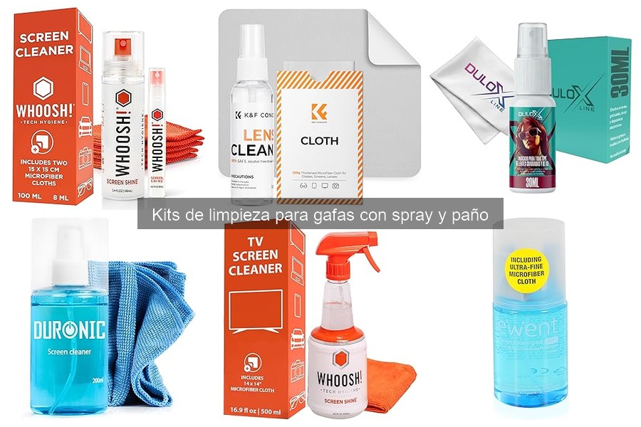 Comparativa de Kits de Limpieza para Gafas: Efectividad y Precio