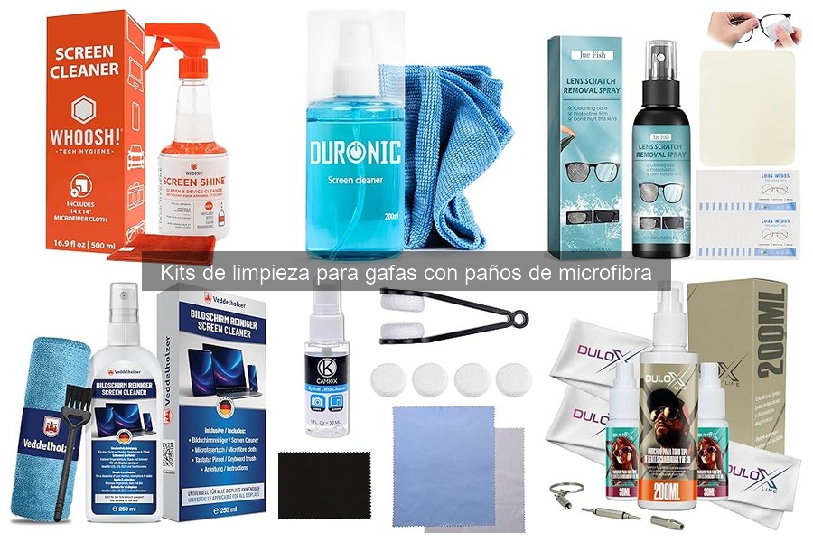Comparativa de kits de limpieza para gafas: ¡Mejora tu visión!