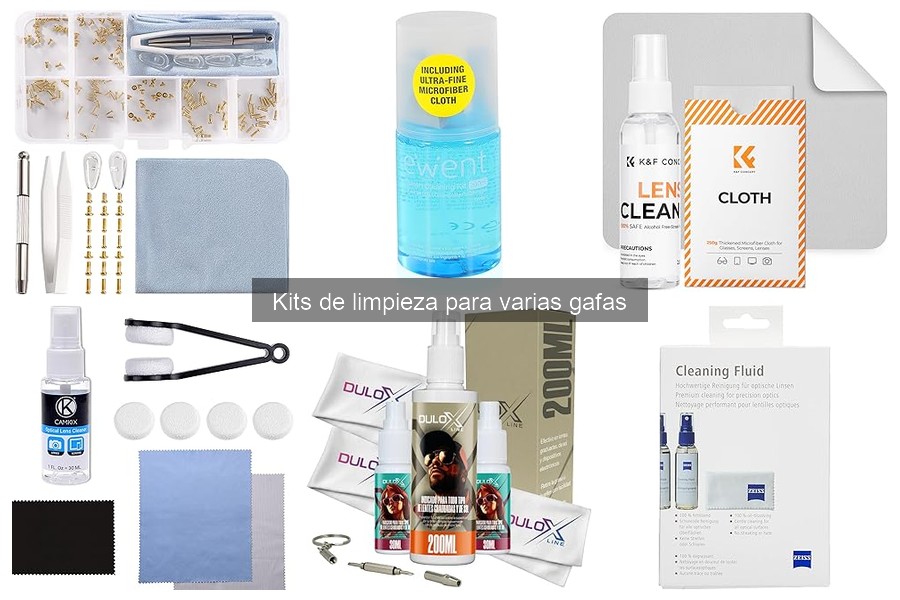 Comparativa de Kits de Limpieza para Gafas: Mejores Marcas