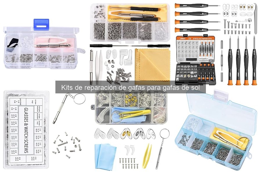 Comparativa de kits de reparación de gafas de sol
