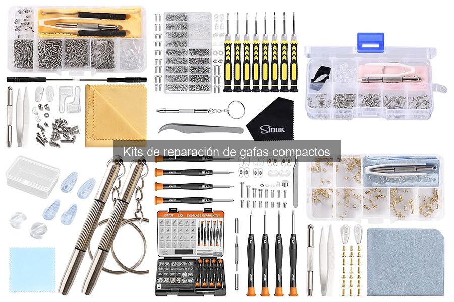 Comparativa de Kits de Reparación de Gafas: Mejores Opciones