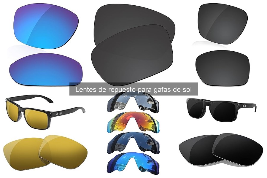 Comparativa de lentes de repuesto para gafas de sol