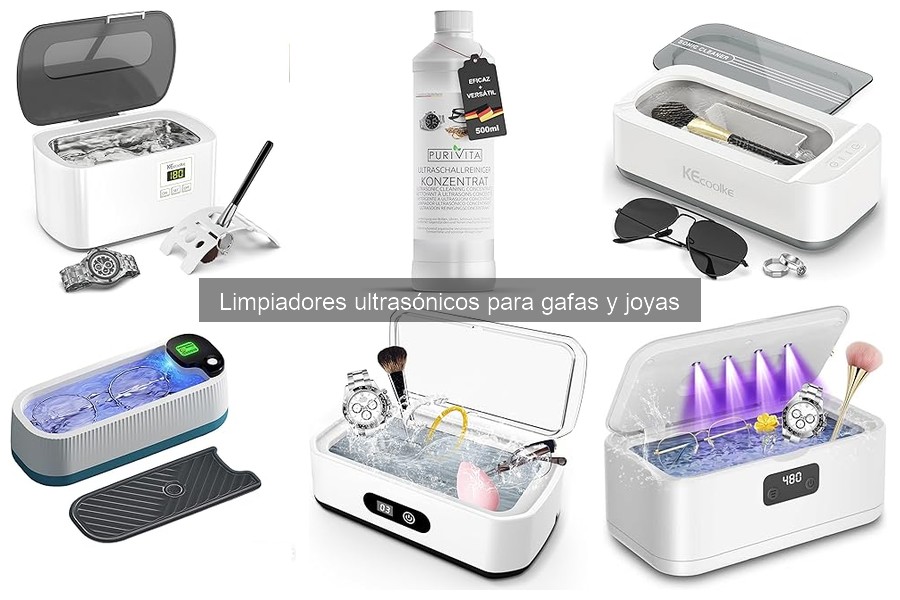 Comparativa de limpiadores ultrasónicos para gafas 2023