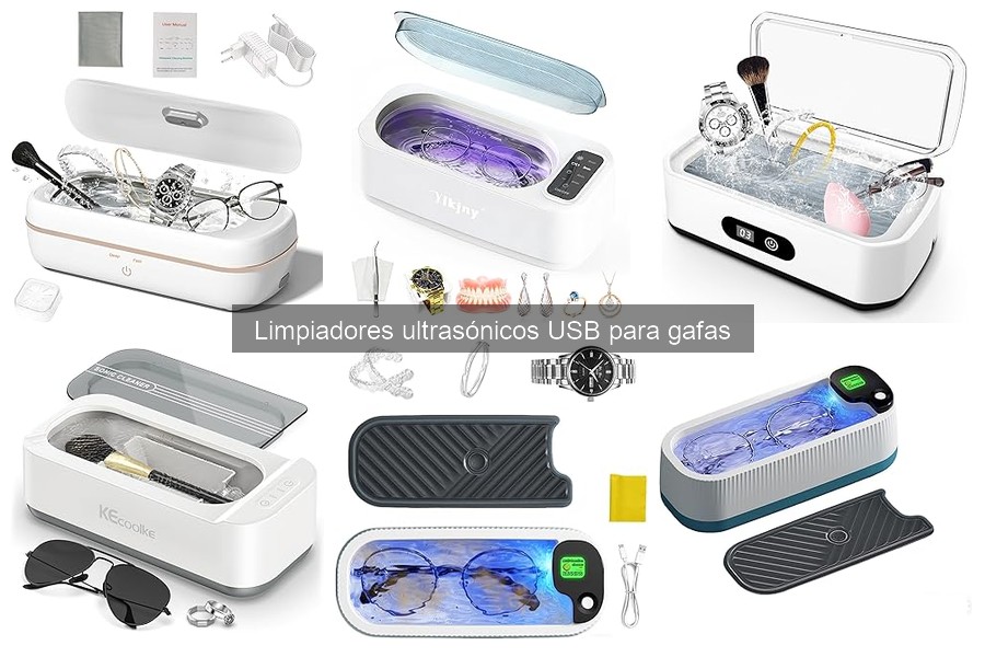 Comparativa de limpiadores ultrasónicos para gafas y lentes