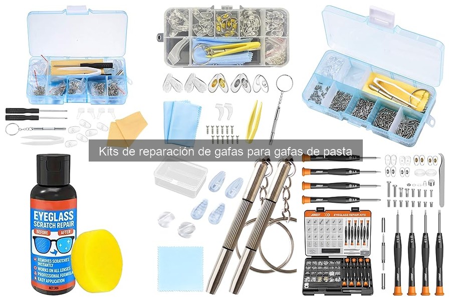 Comparativa de los Mejores Kits de Reparación de Gafas de Pasta