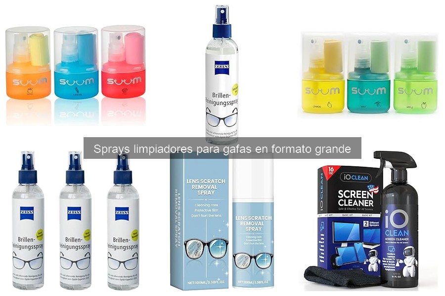 Comparativa de los Mejores Sprays Limpiadores de Gafas