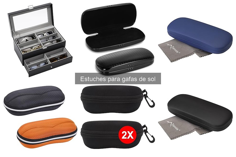 Comparativa de materiales para estuches de gafas de sol