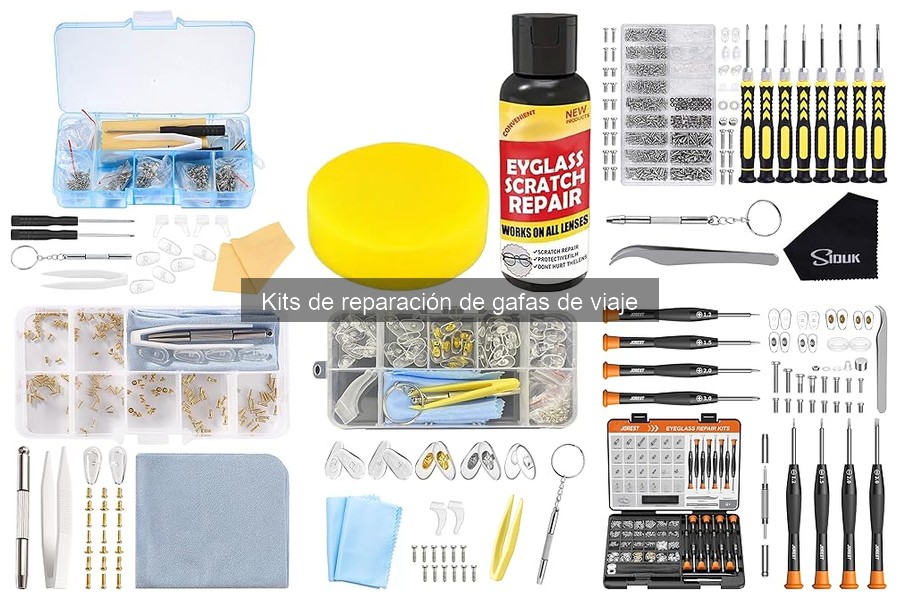Comparativa de Mejores Kits de Reparación de Gafas de Viaje