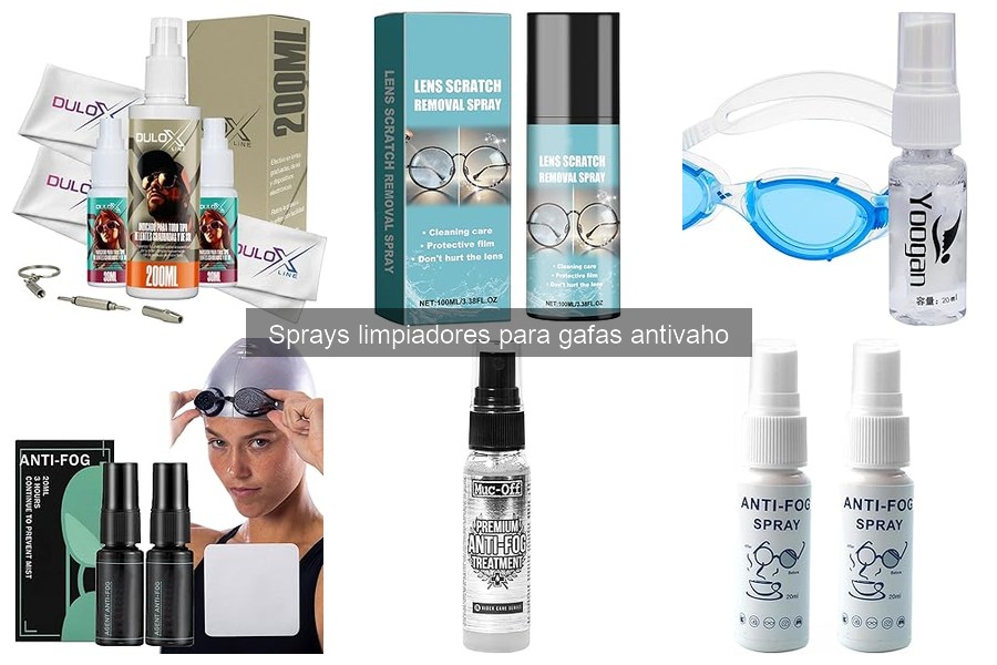 Comparativa de Mejores Sprays Limpiadores Antivaho para Gafas