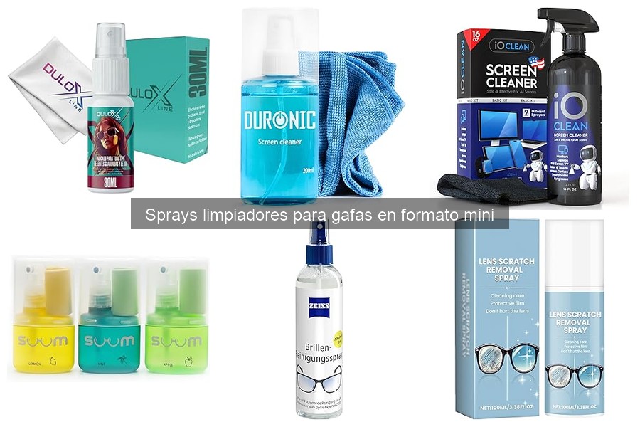 Comparativa de mejores sprays limpiadores para gafas