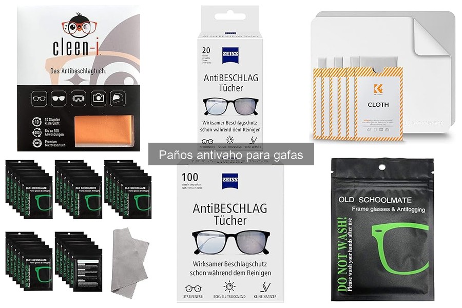 Comparativa de Paños Antivaho para Gafas: JSMTKJ vs FOOGY