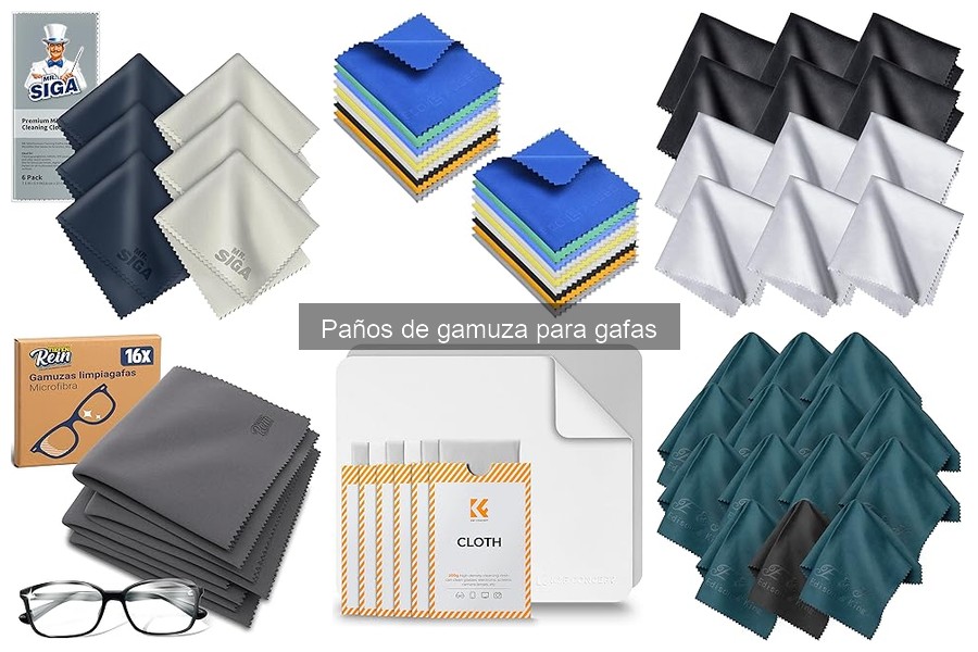 Comparativa de paños de gamuza para gafas: mejores marcas