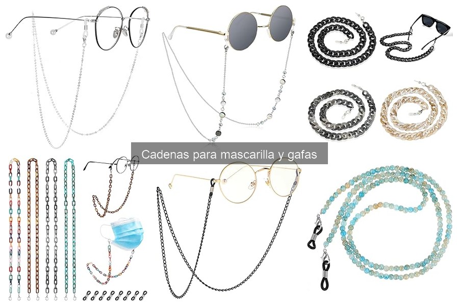 Comparativa de precios de cadenas para mascarilla y gafas