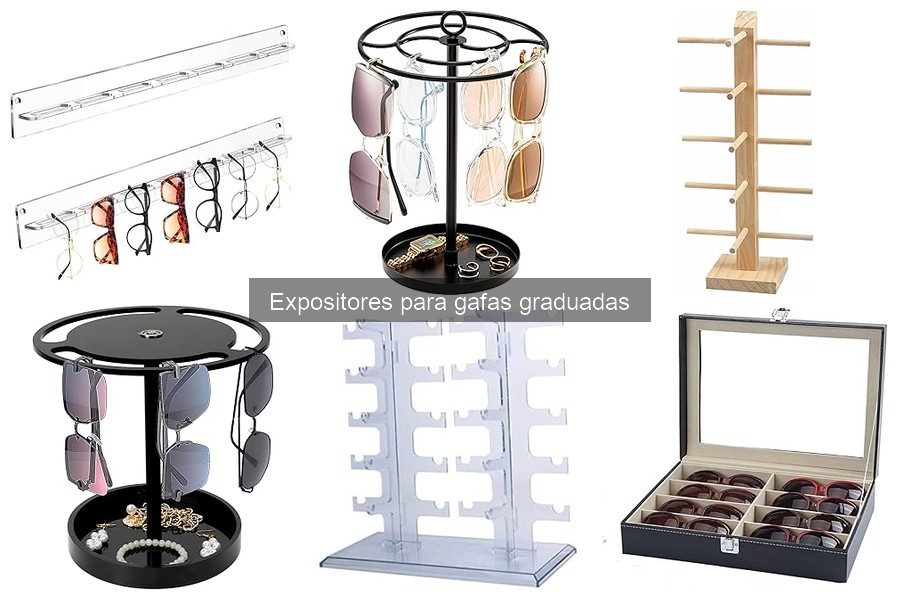 Comparativa de precios de expositores para gafas graduadas