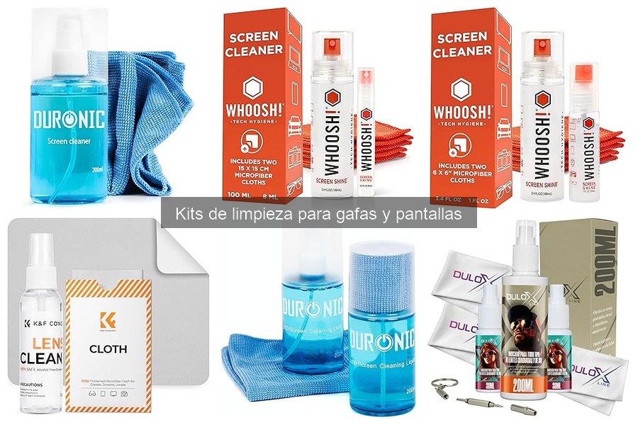 Comparativa de precios de kits de limpieza para gafas