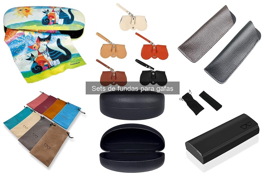 Comparativa de sets de fundas para gafas de 5 piezas