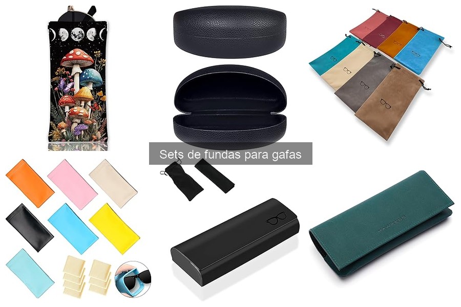 Comparativa de Sets de Fundas para Gafas de Diferentes Marcas