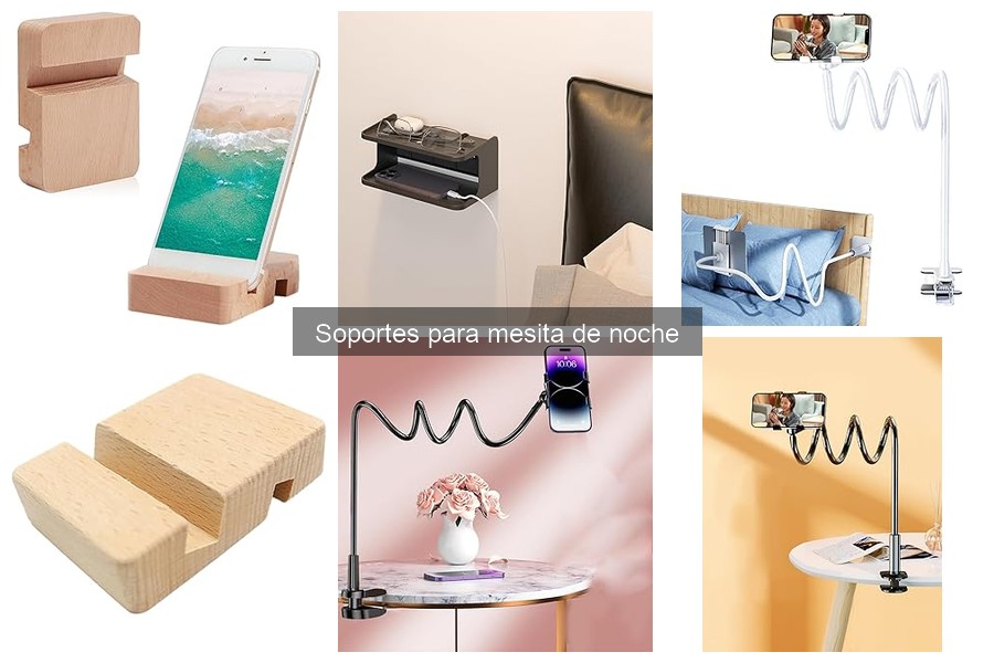 ** Comparativa de soportes para mesita de noche en 2023