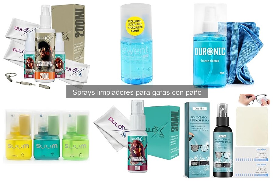 Comparativa de Sprays Limpiadores para Gafas: Eficacia y Precio