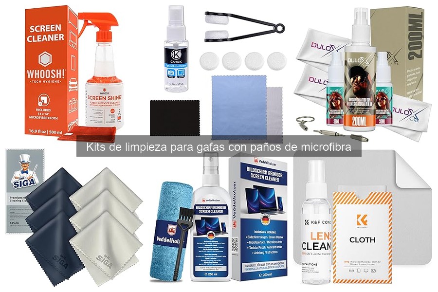 Comparativa: Limpiadores de gafas en aerosol vs. paños