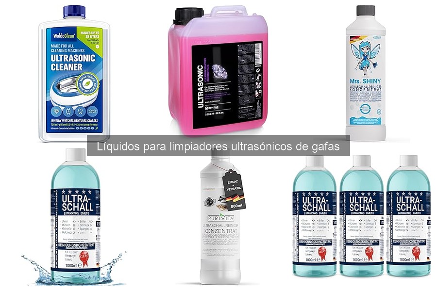 Comparativa: Líquidos para Limpiadores Ultrasónicos vs. Tradicionales