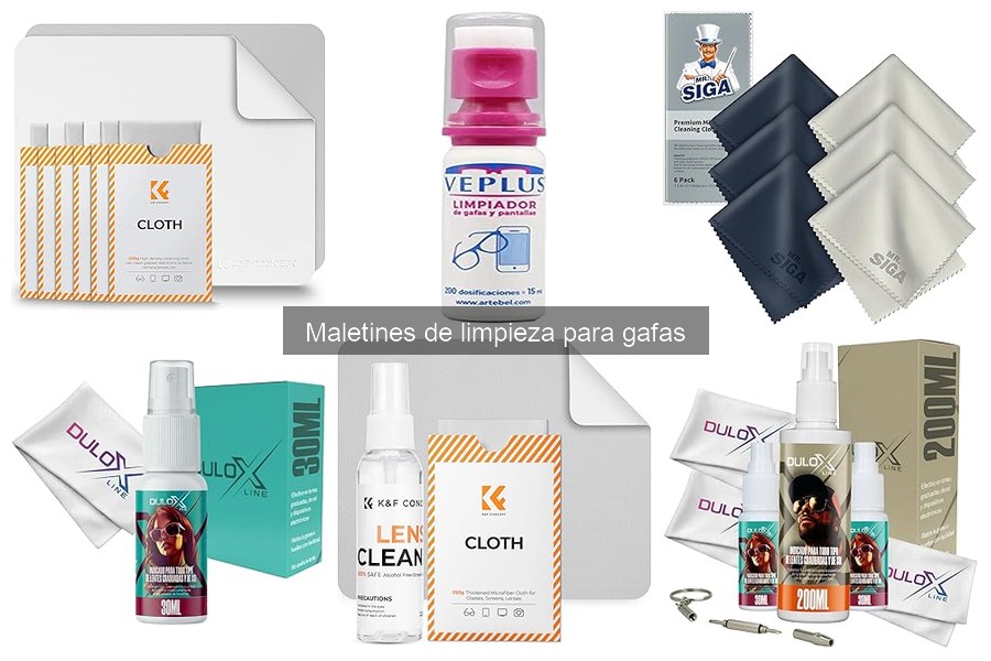 Comparativa: Maletines de limpieza para gafas vs otros métodos
