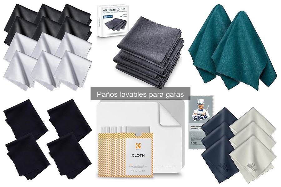 Comparativa: Paños lavables vs desechables para gafas