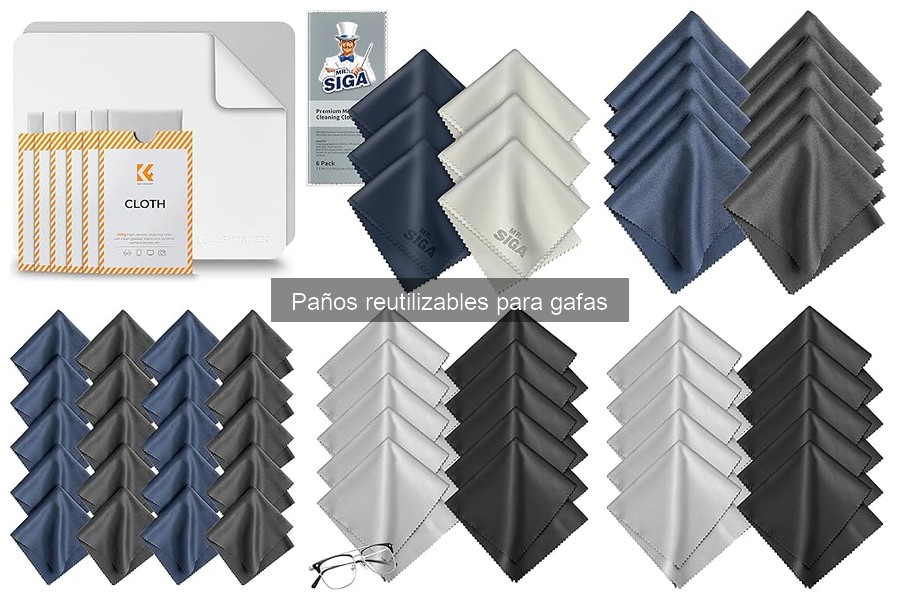 Comparativa: Paños reutilizables vs desechables para gafas
