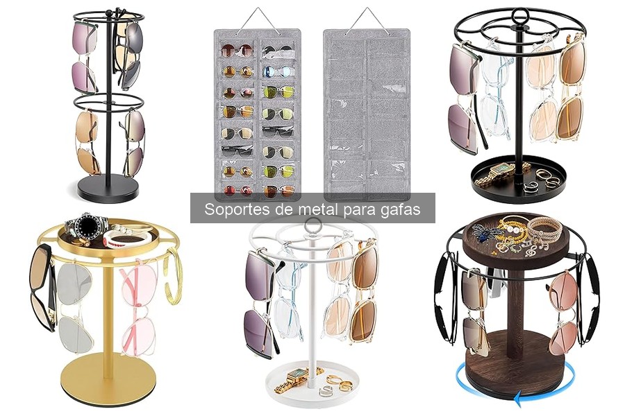 Comparativa Soportes de Metal vs Plástico para Gafas