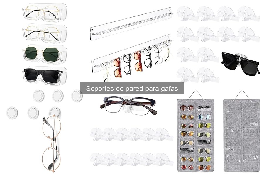 Comparativa: Soportes de pared vs Estuches para gafas